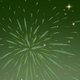 Kerst - Vuurwerk op groen