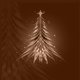 Kerst - kerstboom bruin