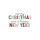 Kerst merry christmas speels wit