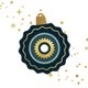 Kerst - kerstbal deco goud