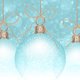 Kerst SZ kerstbal blauw