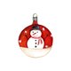 Kerst kerstbal sneeuwpopje