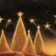 Kerstbomen met lampjes