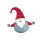 Kerstkabouter - wit