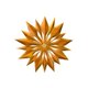 Kerst ornamentster goud