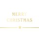 Merry Christmas - Lijn ster