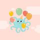 Octopus roze