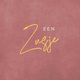 Rotan wiegje goud - Roze