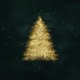 Gouden kerstboom