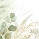 Waterverf takjes groen