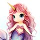 Zeemeermin unicorn