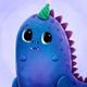 Dino paars