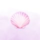 Schelp lila waterverf