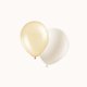 Sluitzegel ballon beige goud