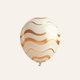 Sluitzegel ballon beige goud