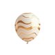 Sluitzegel ballon beige goud wit