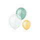 Sluitzegel ballonnen mint geel