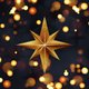 Kerstster blauw