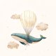 Walvis blauw licht