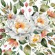 Sluitzegel bloemen patroon