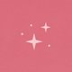 Roze met sparkles