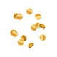 Sluitzegel confetti goud 3d