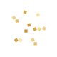 Sluitzegel confetti goud vierkant