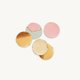 Sluitzegel confetti pastel groen roze