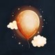 Ballon donkerblauw