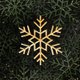 Gouden sneeuwvlok groen