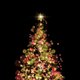 Sluitzegel kerstboom sprankelend