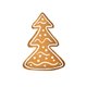 Sluitzegel koekje kerstboom