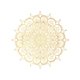 Sluitzegel mandala goud wit