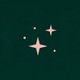 Groen met sparkles