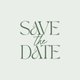 Sluitzegel save the date groen lichtgroen