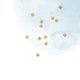 Sluitzegel waterverf blauw confetti