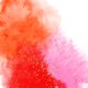 Sluitzegel waterverf roze oranje