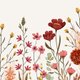 Sluitzegel wilde bloemen