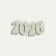 Kerst typografie groen 2026