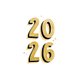 Kerst wit 2026 in vieren goud