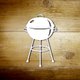 BBQ op hout