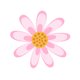 sluitzegel roze bloem