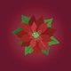sluitzegel kerstster rood