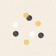 Uitnodiging - confetti beige
