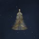 Kerst gouden kerstboom zonder dozen