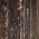 Verhuiskaart donker hout goud spetters