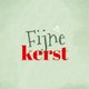 Kerst - fijne kerst groen