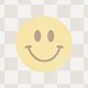 Smiley en Beige Blokjes