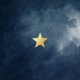 Geboorte galaxy blauw ster