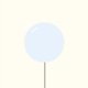 Uitnodiging feestje colorblocking ballon